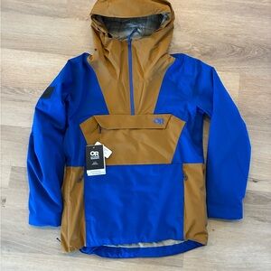 Outdoor Research Snowcrew Anorak Men’s Small Insulated Ski Jacket NWT